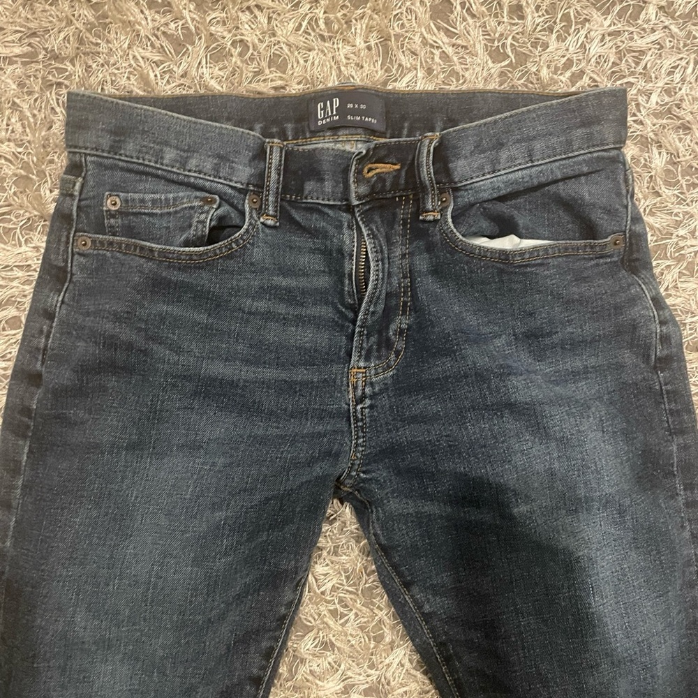 GAP Men's Deep Indigo Slim Jeans